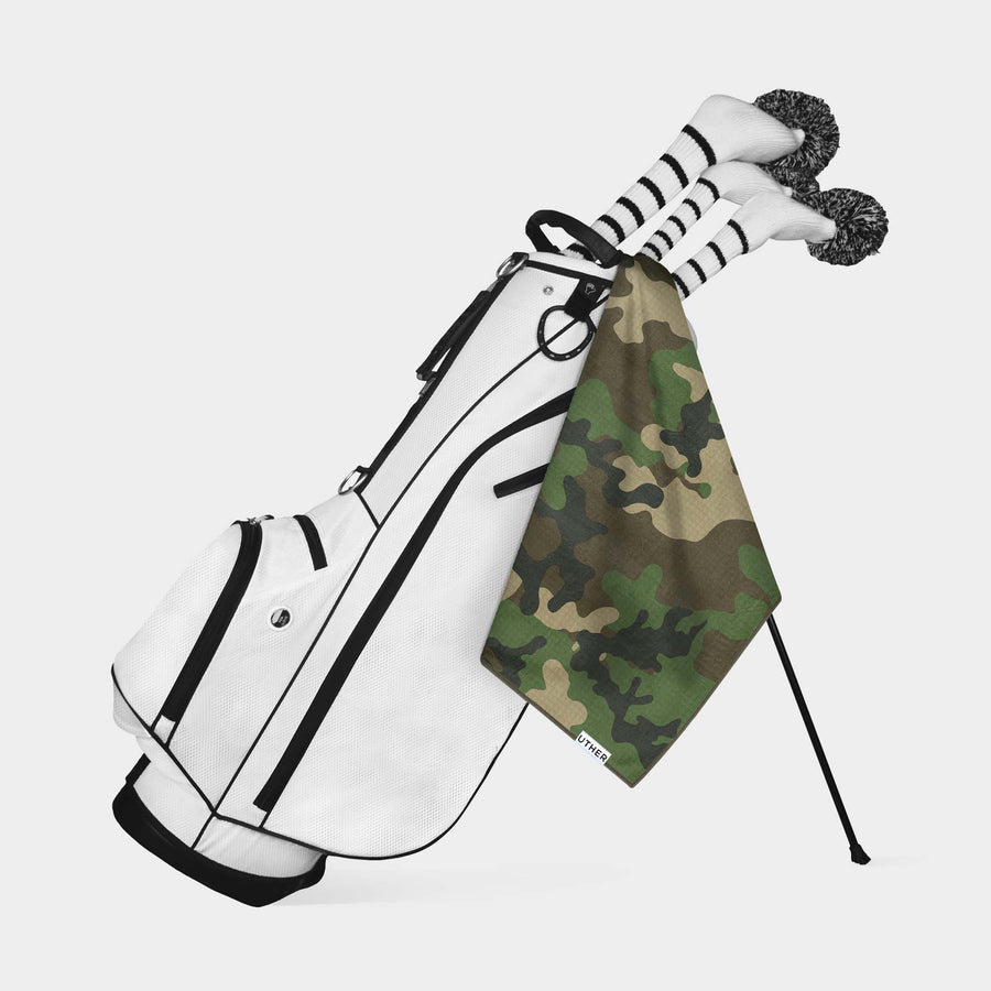 Military Camo Tour Golf Towel