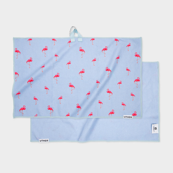 Flamingo Lake Cart Golf Towel