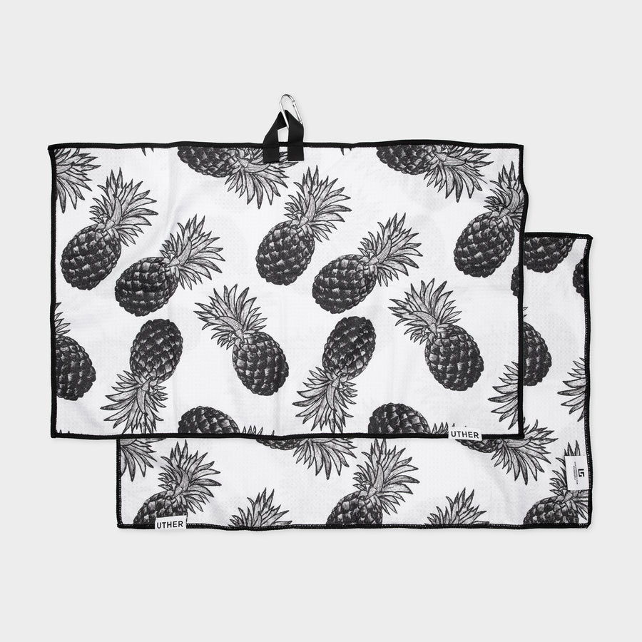 Sketchy Pineapple Cart Towel