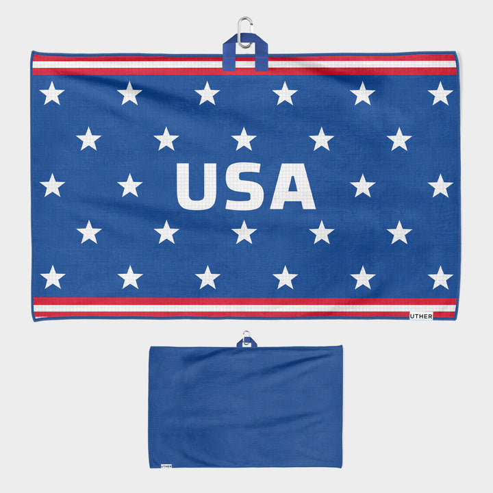 USA Heritage Blue Cart Golf Towel