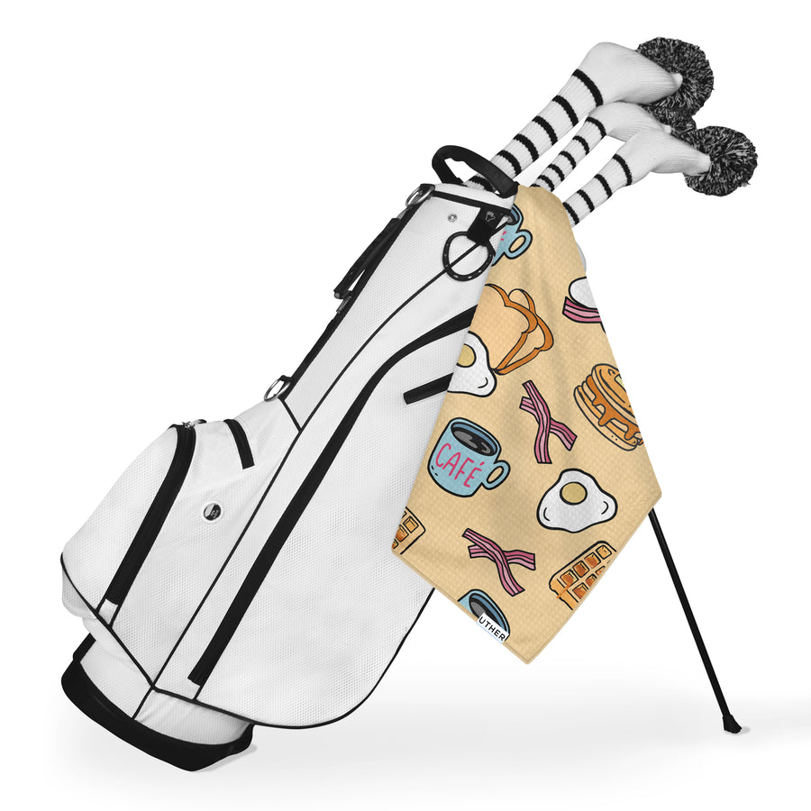 Uther - Breakfast of Champions Tour On Bag Golf Towel